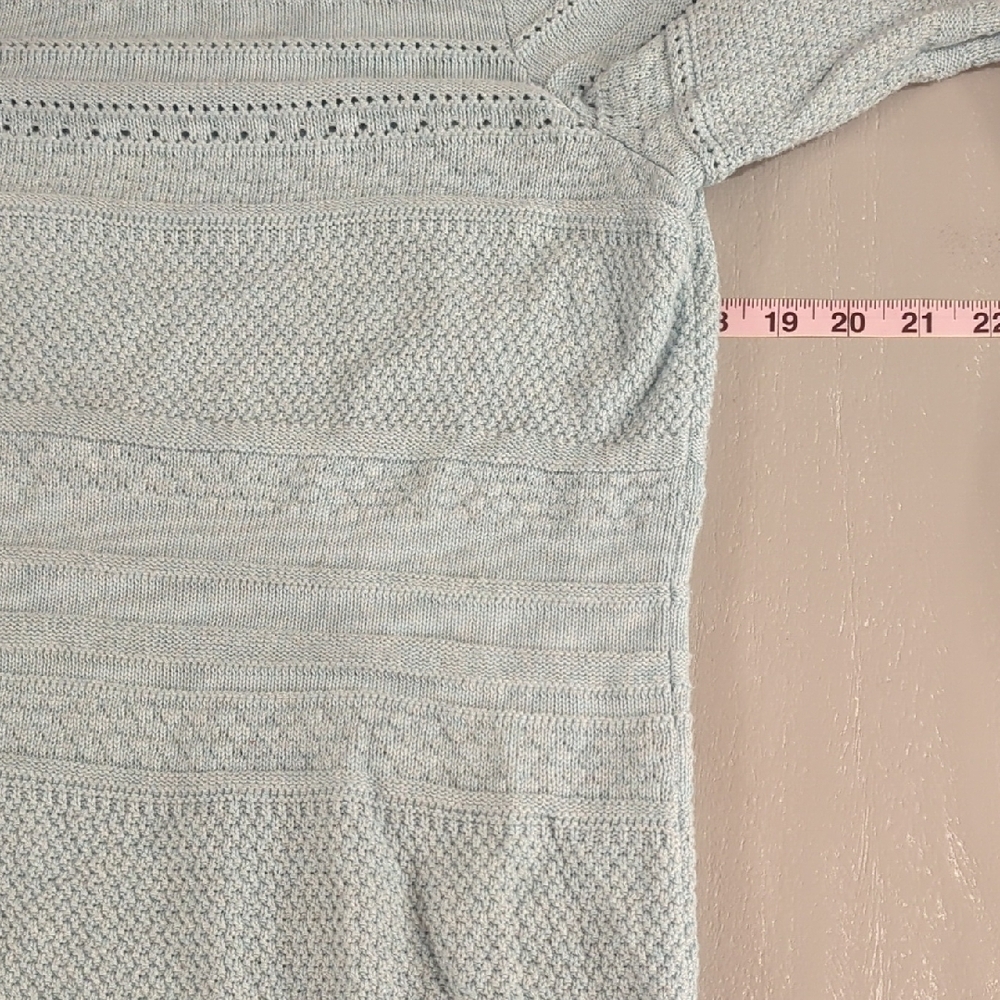 LOFT Soft Sky Blue Crew Neck Sweater‎ image 6
